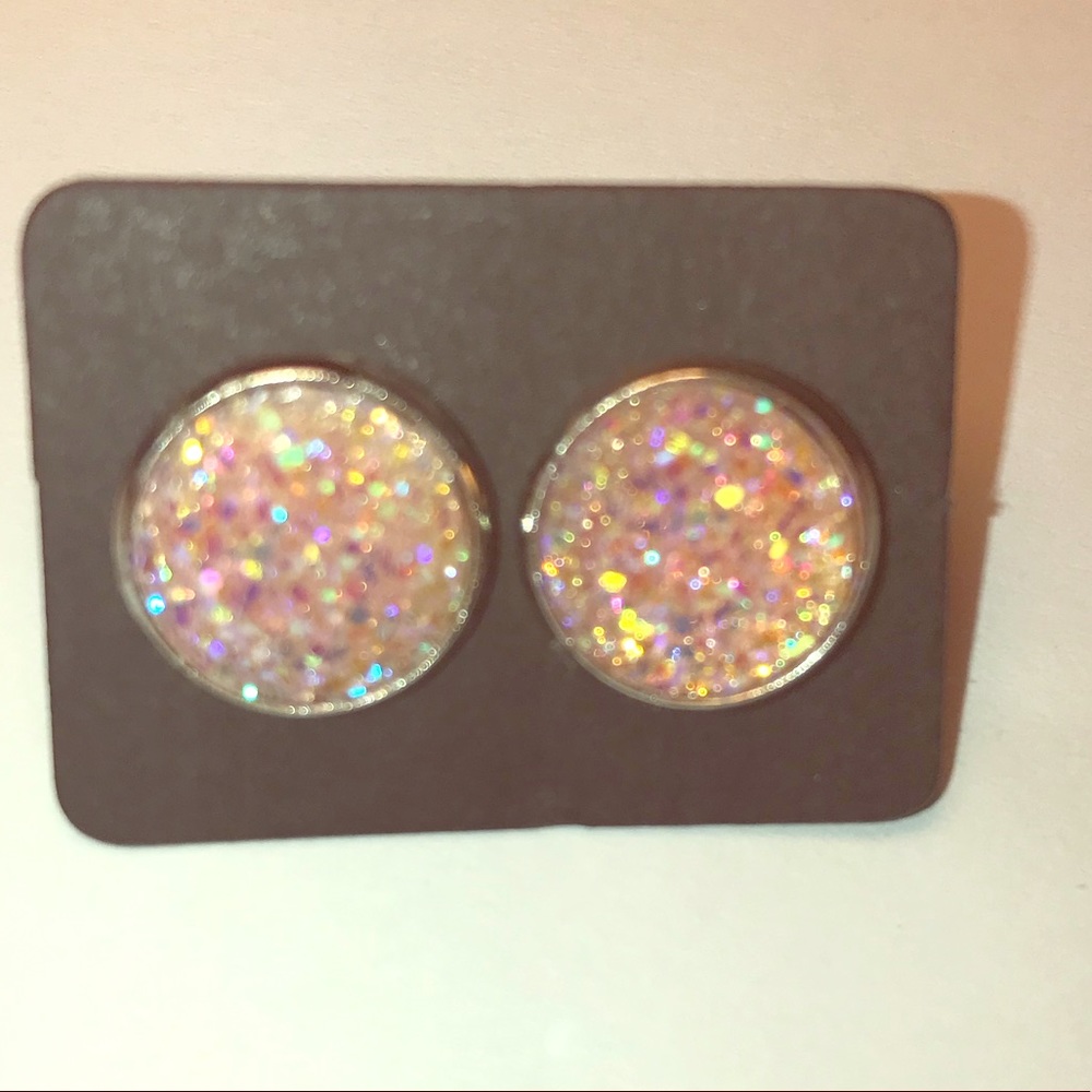 Druzy Stud and Dangle 12mm in size